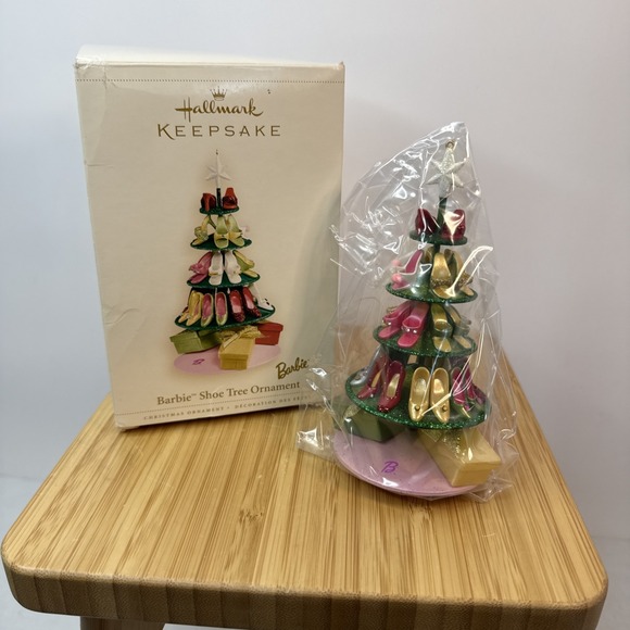 Hallmark Other - Hallmark Keepsake Barbie Shoe Tree Christmas Ornament Decoration Handcraft 2006